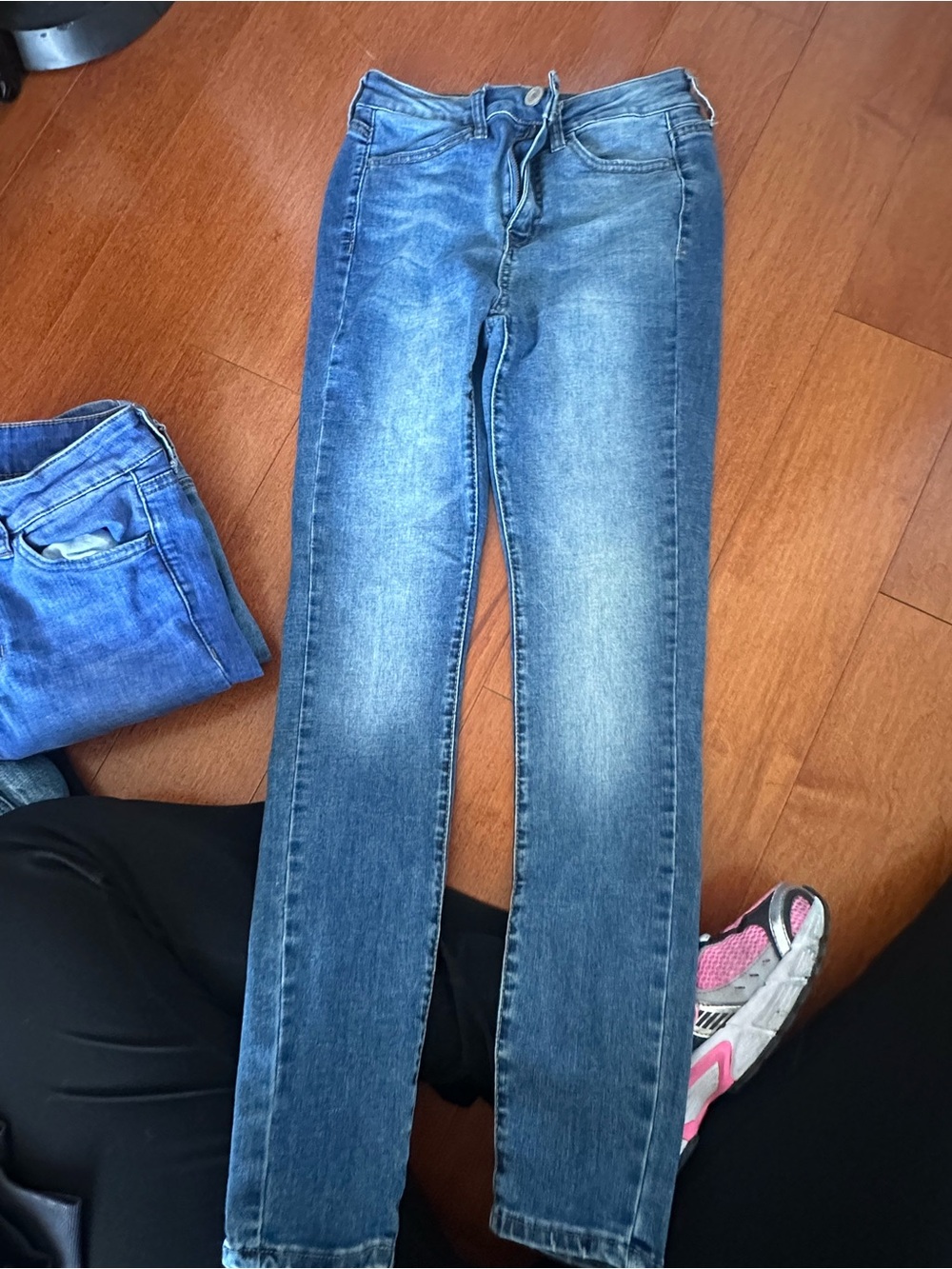 Junior Women's SO Skinny Jeggings - Blue